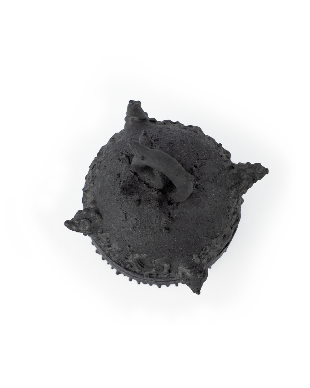 Black Spiral Jar